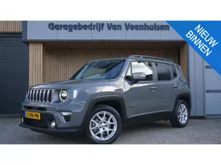 Jeep Renegade 1.3T-e 150pk Automaat Limited LED Navi 17inch LM ACC *Sting Grey* 1e Eigenaar NL Auto 