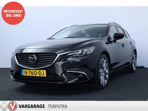 Mazda 6 Sportbreak 2.2D SkyActiv-D 175 GT-M /AUTOMAAT! /HUD! /LED Koplampen! /Leder /Camera /Lane As