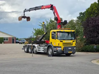 Scania P450 8x2!!KRAAN/HAAK!! EX GEMEENTE!!EURO6!! DK1272