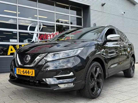 Nissan Qashqai 1.2 Tekna + - Panorama dak I Navigatie I Airco I Leer I Sport pakket + Velgen 19 inch