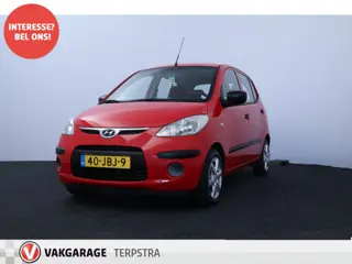 Hyundai i10 1.25i Active /5-Drs /Elek. ramen /Radio-CD /14"LMV /Stuurbekrachtiging /Bumpers in kleur
