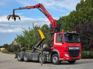 DAF CF 85 510 Palfinger Z kraan. HAAKARM!!2017!! METAAL/RECYCLING!! DK1276