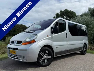 Renault Trafic 2.0-16V L2H1 Dubbel Cabine | Benzine | Marge | Leder | Airco | 5 Persoons | 16" Velge