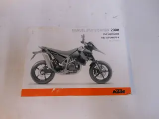 INSTRUCTIEBOEKJE KTM 690 SM 2007 - 2010