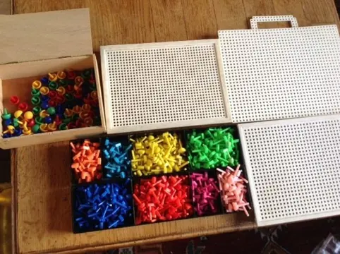 Insteek mozaik - grotepartij