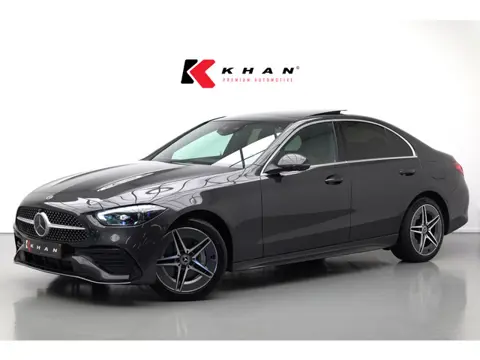 Mercedes-Benz C-klasse C300e AMG Line |Pano|Burmester|Ambient|Trekhaak|Leder|