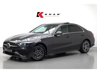 Mercedes-Benz C-klasse C300e AMG Line |Pano|Burmester|Ambient|Trekhaak|Leder|