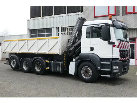 MAN TGS 35.400 | 8X4 | HIAB 144 BS-3 DUO + Remote Control | 25Ton Tipper | 468407Km | 2009 | Euro4 |