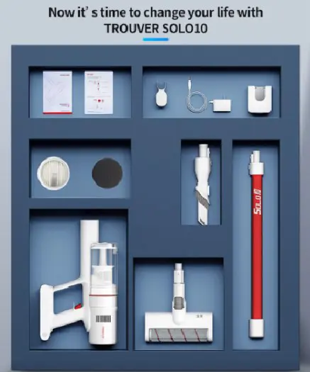 TROUVER SOLO 10 Handheld Cordless Vacuum Cleaner 300W