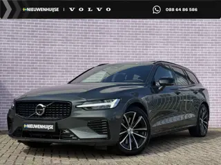Volvo V60 2.0 T8 Plug-in hybrid AWD Ultra Dark | SOH:100% | Trekhaak | Schuif/kantel Panoramadak | H