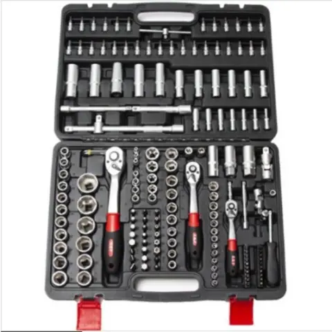 Doppendoos 171-delig 1/4"+3/8"+1/2"