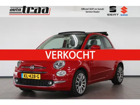 Fiat 500C 0.9 TwinAir Turbo Lounge Verkocht! (bj 2016)