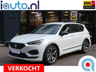 SEAT Tarraco 1.4 TSI 180kW e-Hybrid FR LED/DCC/ACC/360/Keyless/Elek. stoel+mem/Dode-hoek/20"/Trekhaa