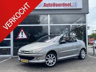 Peugeot 206 CC 1.6-16V Roland Garros /Cabrio/Cruisecontrol/ Sportstoelen/APK 08-2027/