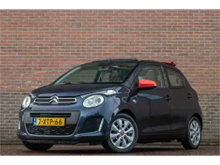 Citroën C1 1.0 e-VTi Airscape Feel, **RIJKLAAR** Origineel NL, Airco, Vouwdak, Bluetooth, Limiter, R