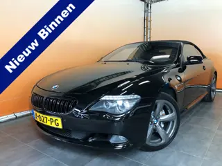 BMW 6 Serie Cabrio 630i youngtimer leer | carplay | winterset | windscherm xenon | stoelverwarming