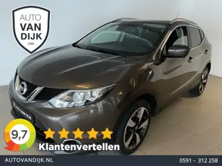 Nissan Qashqai 1.2 N-Connecta AIRCO NAVI CRUISE ELEK RAMEN CENT VERG TREKHAAK PANO DAK ZEER NETTE AU
