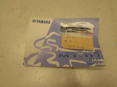 INSTRUCTIEBOEKJE Yamaha MT-01 2005 - 2011