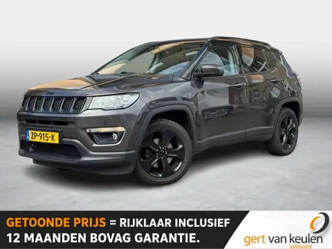 Jeep Compass 1.4T MultiAir 140pk Night Eagle HALF LEER/CARPLAY/TREKHAAK/NL-AUTO