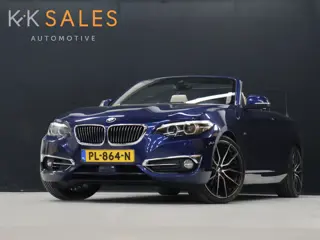 BMW 2 Serie Cabrio 218i High Executive [GROOT NAVIGATIE, STOELVERWARMING, STUURVERWARMING, VOL LEDER