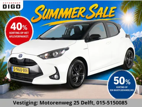 Toyota Yaris 1.5 HYBRIDE BI-TONE SPORT GARANTIE 6-2031 . ADAPTIEVE CRUISE CONTROL . DEALER ONDERHOUD