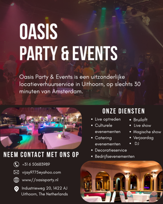 Oasis Party and Events