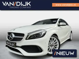Mercedes-Benz A-klasse 160 AMG White Art Pakket ✓Automaat ✓Full LED ✓Navigatie ✓Camera ✓Apple Carpla