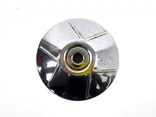 Used afdekplaat achterwiel klein chroom