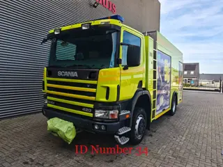Scania P124C 420 4x4 Hauser 2000 Winde Wasserwerfer Lichtmast!