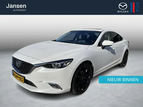 Mazda 6 2.5 SkyActiv-G 192 GT-M , Automaat, Trekhaak, Leder, Stoelverwarming, Camera, Clima, Navi, C