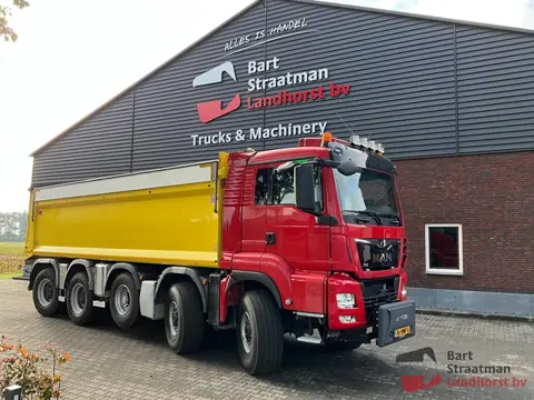 MAN TGS50.460 10x8/6 BB WS met 24,5m³ AJK kipper en aluminium milieukleppen. BS2140