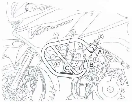 VALBEUGEL Suzuki DL 1000 V STROM 2005 - 2009 / 2014 - 2016