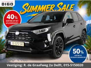 Toyota RAV4 2.5 Hybrid AWD Black Edition | 1.650 kg trekgewicht | 360° Camera | Navigatie |