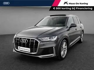 Audi Q7 55 TFSIe 280kW/381PK quattro S Line · Panoramadak · Trekhaak · Luchtvering · 360gr camera · 