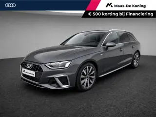 Audi A4 Avant 35 TFSI 150pk S edition · Apple/Android Car Play · Camera · Afgevlakt sportstuur · Vir