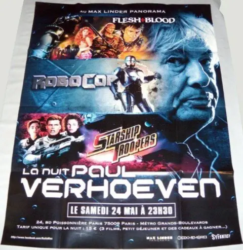 PAUL VERHOEVEN NACHT filmposter.