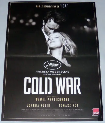 COLD WAR ( ZIMNA WOJNA ) Franse filmposter.
