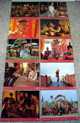 ANNA AND THE KING lobbycard set.