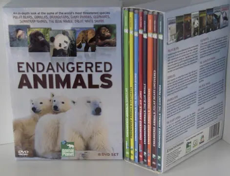 BESCHERMDE DIEREN 8 DVD BOX NIEUW