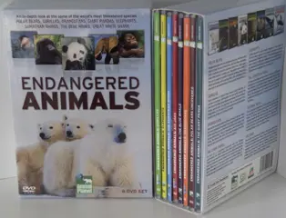 BESCHERMDE DIEREN 8 DVD BOX NIEUW