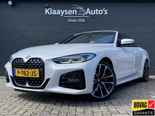 BMW 4 Serie Cabrio 420i M-Sport 184 pk High Executive AUT. | dealer onderh. | cognac leder | memory 