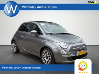 Fiat 500 0.9 TwinAir Lounge Automaat|Panoramadak|Airco|NAP