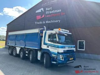 Volvo FM 460 bladgeveerde 10x4 met 24m³ AJK kipper en aluminium milieukleppen. BS2138