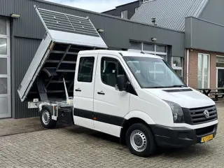 Volkswagen Crafter 35 2.0 TDI DC 3500kg trekgewicht Kipper Airco Cruise controle 6 persoons Euro 5 D
