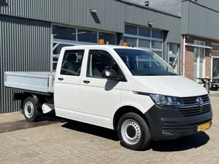 Volkswagen Transporter 2.0 TDI L2H1 DC Open laadbak Pick-up met Airco Cruise controle Trekhaak 2200k