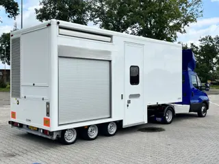 DOORNWAARD DT6900OZ Trailer BE oplegger Verkoopwagen WC-Unit Aggregaat Omvormer 220V Luifel Watertan