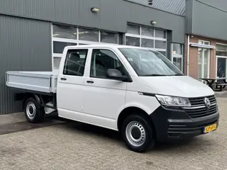 Volkswagen Transporter 2.0 TDI DC Pick-up Openlaadbak Airco Telefoonverbinding 6-Persoons 1e eigenaa