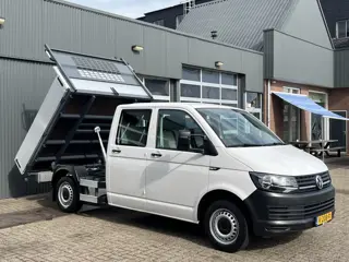 Volkswagen Transporter 2.0 TDI L2H1 DC Kipper open laadbak Airco Bluetooth trekhaak 2200 kg 1e eigen