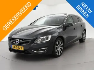 Volvo V60 2.4 D6 TWIN ENGINE SUMMUM EURO 6 + SCHUIFDAK | TREKHAAK | SPORTSTOELEN | 18 INCH LMV