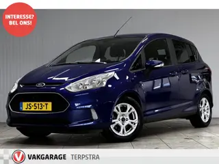 Ford B-MAX 1.0 EcoBoost Style/ D-Riem Verv. 141.000KM!/ Trekhaak/ 15'' LMV/ Airco/ Extra getint glas